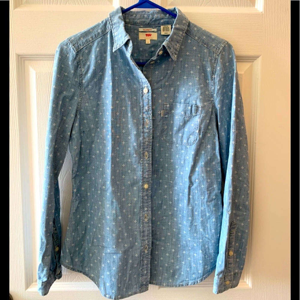 Levi’s denim shirt women’s S